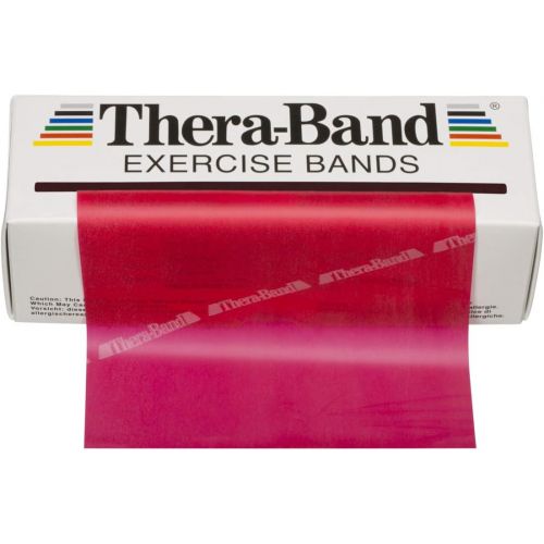  TheraBand Resistance Bands, 6 Yard Roll Professional Latex Elastic Band For Upper Body, Lower Body, & Core Exercise, Physical Therapy, Pilates, At-Home Workouts, & Rehab, Gold, Max