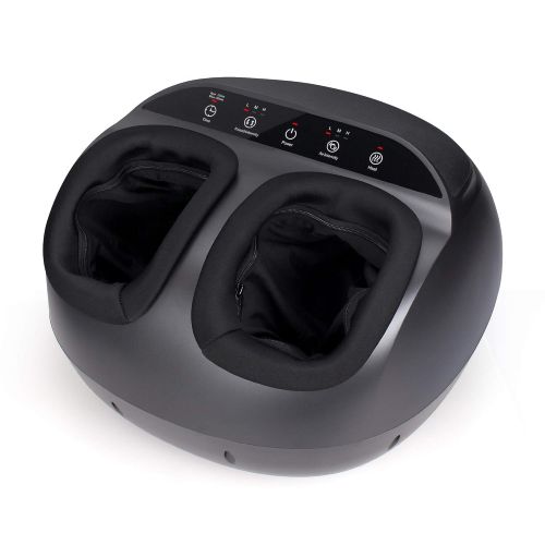  TheraFlow RENPHO Shiatsu Foot Massager Machine with Heat, Deep Kneading Therapy, Air Compression, Relieve Foot Pain from Plantar Fasciitis, Improve Blood Circulation, Fits feet up to Men Siz