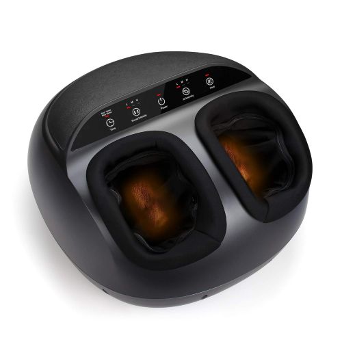  TheraFlow RENPHO Shiatsu Foot Massager Machine with Heat, Deep Kneading Therapy, Air Compression, Relieve Foot Pain from Plantar Fasciitis, Improve Blood Circulation, Fits feet up to Men Siz