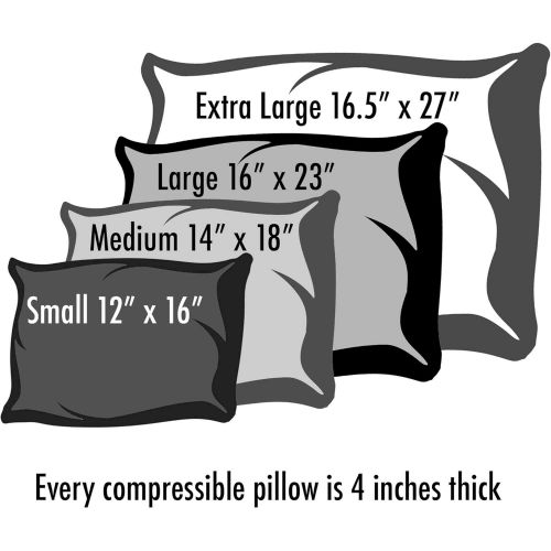  Therm-a-Rest Compressible Travel Pillow for Camping, Backpacking, Airplanes and Road Trips, Amethyst