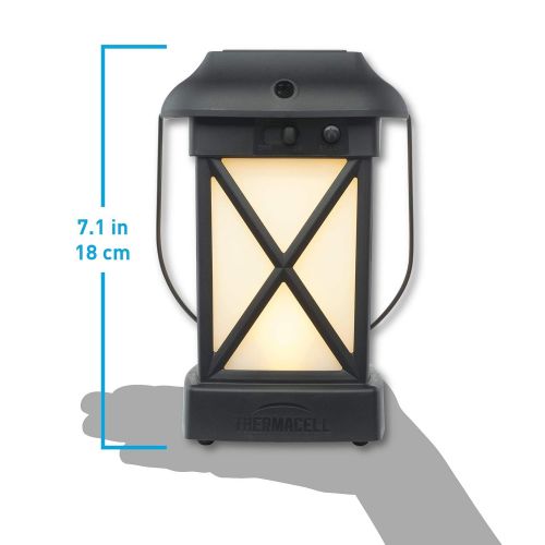  Thermacell Cambridge Mosquito Repellent Patio Shield Lantern; 15 X 15 Foot Zone of Protection Effectively Repels Mosquitoes; Functions as Lantern and/or Repellent; Ideal for the De