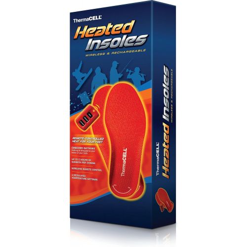  [무료배송] 더마셀 충전식 발열깔창 리모컨 온도조절 ThermaCell Rechargeable Heated Insole
