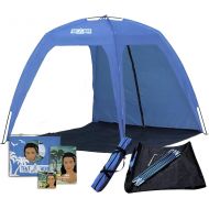 Thermalabs Large Open Beach Tent Cabana, 5x5 Anti UV Sun Shelter Canopy Neptune: Shade The Whole Family! Easy Up Party, Sports & Events Gazebo for Park, Garden, Patio & More, Quick Outdoor Aw