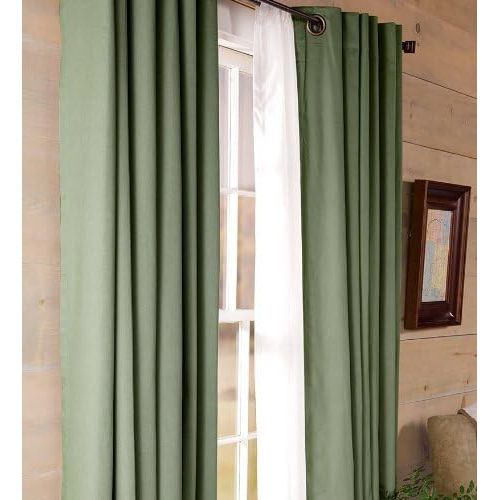  Thermalogic Energy Efficient Insulated Grommet-Top Curtains, Size 84L Double-Width, in Sage