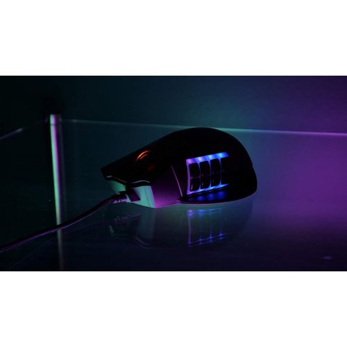  Thermaltake Tt Esports Nemesis Switch MOBA/MMO/RTS Optical RGB Gaming Mouse, MO-NMS-WDOOBK-01