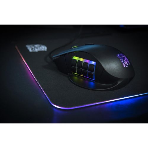  Thermaltake Tt Esports Nemesis Switch MOBA/MMO/RTS Optical RGB Gaming Mouse, MO-NMS-WDOOBK-01