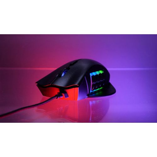  Thermaltake Tt Esports Nemesis Switch MOBA/MMO/RTS Optical RGB Gaming Mouse, MO-NMS-WDOOBK-01