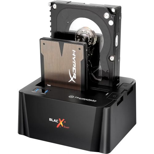  Thermaltake BlacX Duet 2.5/3.5 SATA I/II/III USB 3.0 External Hard Drive Enclosure Docking Station ST0014U-C