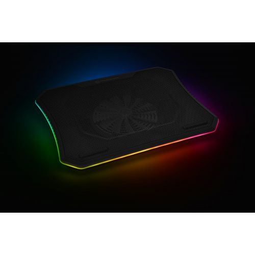  [아마존베스트]Thermaltake Massive 20 RGB Steel Mesh Panel Single 200mm Fan 1019 Laptop Notebook Cooling Pad CLN014PL20SWA