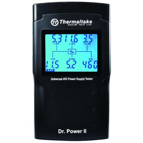  [아마존베스트]Thermaltake Dr. Power II Automated Power Supply Tester Oversized LCD for All Power Supplies - AC0015