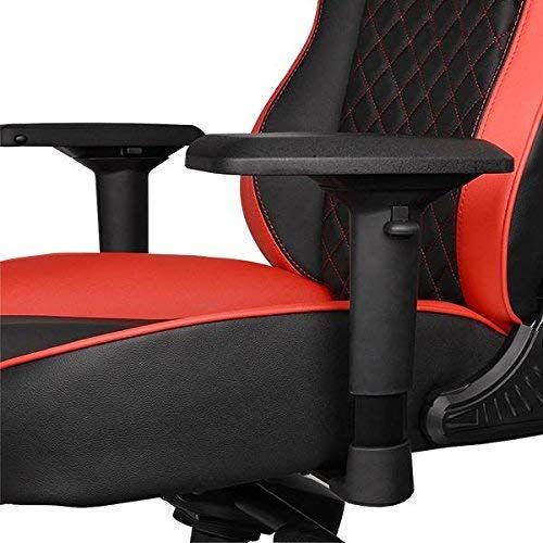  Thermaltake Tt Esports X Comfort Air Gaming Office Chair with 4 On-The-Fly Adjustable Cooling Fans Black - GC-XCF-BBLFDL-01