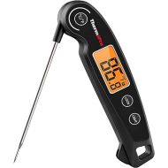 ThermoPro TP605 Instant Read Meat Thermometer Digital for Cooking, Waterproof Food Thermometer with Backlight & Calibration, Digital Probe Cooking Thermometer for Kitchen, Outdoor Grilling and BBQ