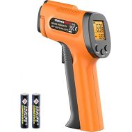 ThermoPro TP30 Infrared Thermometer Gun, Laser Thermometer for Cooking, Pizza Oven, Griddle, Engine, HVAC, Laser Temperature Gun with Adjustable Emissivity & Max Measure -58°F ~1022°F (Not for Human)