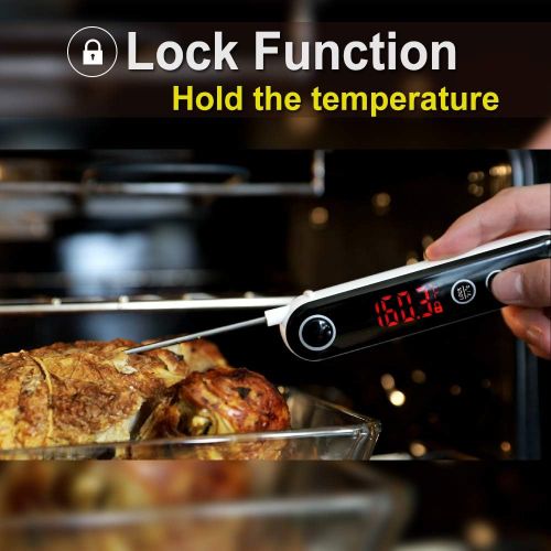  [아마존 핫딜]  [아마존핫딜]ThermoPro TP18 Ultra Fast Thermocouple Digital Instant Read Meat Thermometer for Grilling BBQ Smoker Kitchen Food Cooking Thermometer for Oil Deep Fry Candy Thermometer
