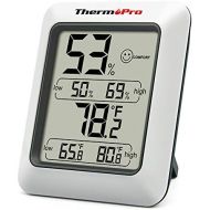 [아마존베스트]ThermoPro TP50 Digital Hygrometer Indoor Thermometer Room Thermometer and Humidity Gauge with Temperature Humidity Monitor