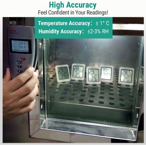  [아마존베스트]ThermoPro TP50 Digital Hygrometer Indoor Thermometer Room Thermometer and Humidity Gauge with Temperature Humidity Monitor