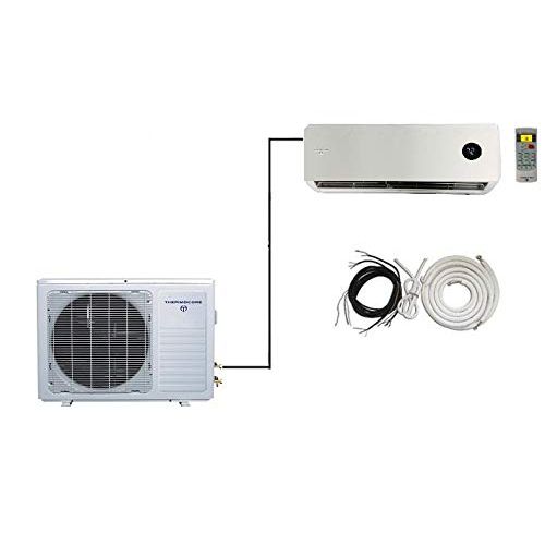  Thermocore 9000 BTU AC 22.5 SEER  120VAC Heat Pump, Large, White