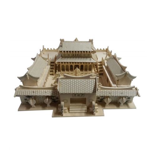  Thermolove PANDA SUPERSTORE The Shaolin Temple Three-Dimensional Building of Manual Assembly Wooden Model