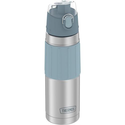 써모스 THERMOS Stainless Steel Hydration Bottle, 18 Ounce, Gray