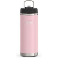 ICON SERIES BY THERMOS Stainless Steel Water Bottle with Straw Lid, 32 Ounce, Sunset Pink