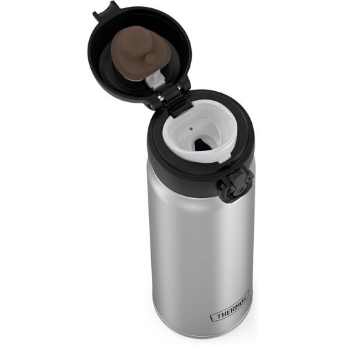 써모스 THERMOS 16 Ounce Stainless Steel Direct Drink Bottle, Stainless Steel