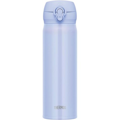 써모스 Thermos JNL-506 PBL Vacuum Insulated Portable Mug, 16.9 fl oz (500 ml), Pearl Blue, Easy to Clean and Easy to Clean, Lightweight Type, One-Touch Opening, Stainless Steel Bottle, Hot and Cold Retention