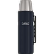 THERMOS Stainless King Vacuum-Insulated Beverage Bottle, 40 Ounce, Midnight Blue