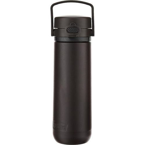 써모스 ALTA SERIES BY THERMOS Stainless Steel Direct Drink Bottle, 16 Ounce, Espresso Black