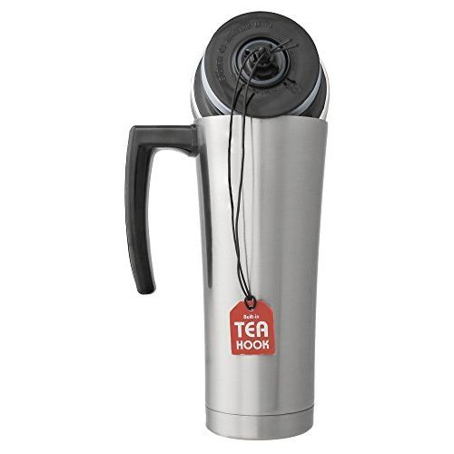 써모스 Thermos 16 Ounce Vacuum Insulated Travel Mug, Black