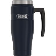 THERMOS Stainless King Vacuum-Insulated Travel Mug, 16 Ounce, Midnight Blue