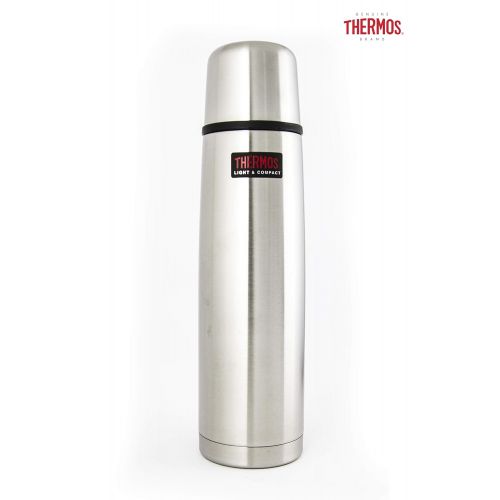 써모스 Thermos Edelstahl-Thermosflasche 1,0 l, leicht und kompakt