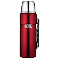 Thermos Thermoskanne/ Thermosflasche fuer Lebensmittel, 1,2 l, Edelstahl, Rot