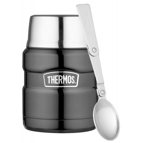 써모스 [아마존 핫딜]  [아마존핫딜]Thermos THERMOS Stainless King Speisegefass, Edelstahl, Cool Grey, 0,47 Liter