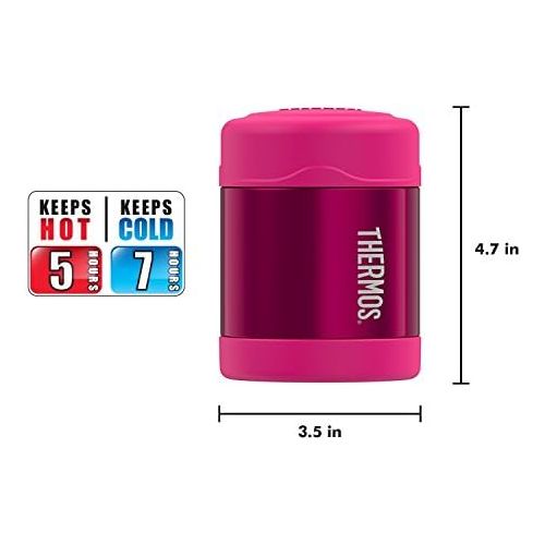 써모스 Thermos Foogo Speise-Isoliergefass, Edelstahl, 290 ml, pink