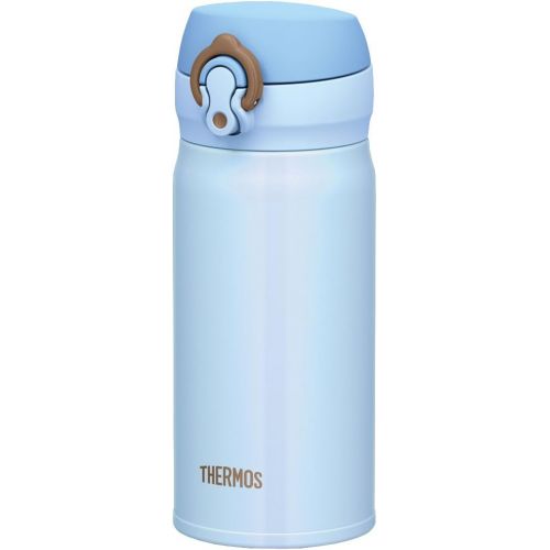 써모스 THERMOS vacuum insulation mobile mug [one-touch open type] 0.35L Sachs Blue JNL-350 SAX (japan import)