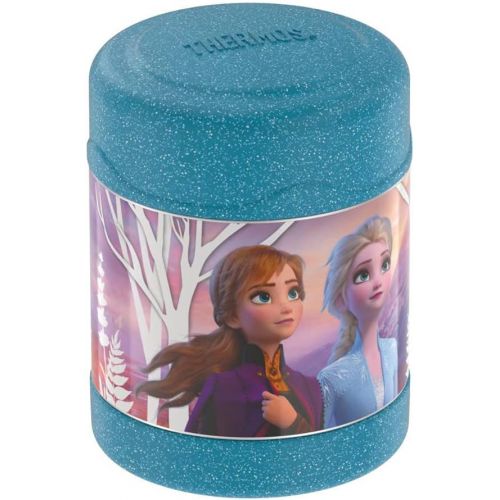 써모스 Thermos Stainless Steel 10 Oz Food Jar Frozen 2 - Blue Glitter