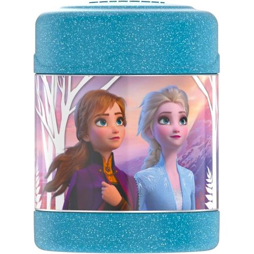 써모스 Thermos Stainless Steel 10 Oz Food Jar Frozen 2 - Blue Glitter