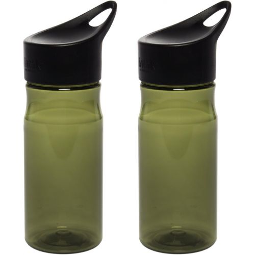 써모스 Intak Thermos Water Bottle (2 Pack) Set 18oz Portable Plastic Hydration With Water Bottle Cap Handle