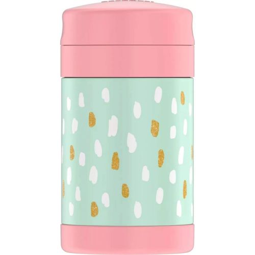 써모스 Thermos 16oz Painted Dots FUNtainer Food Jar - Pink/Green