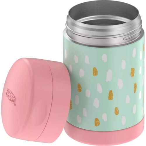 써모스 Thermos 16oz Painted Dots FUNtainer Food Jar - Pink/Green