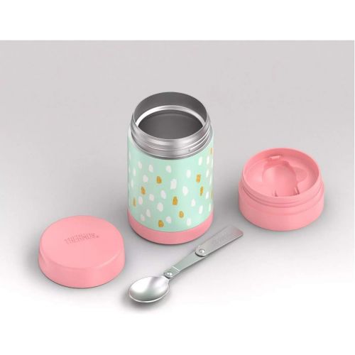 써모스 Thermos 16oz Painted Dots FUNtainer Food Jar - Pink/Green