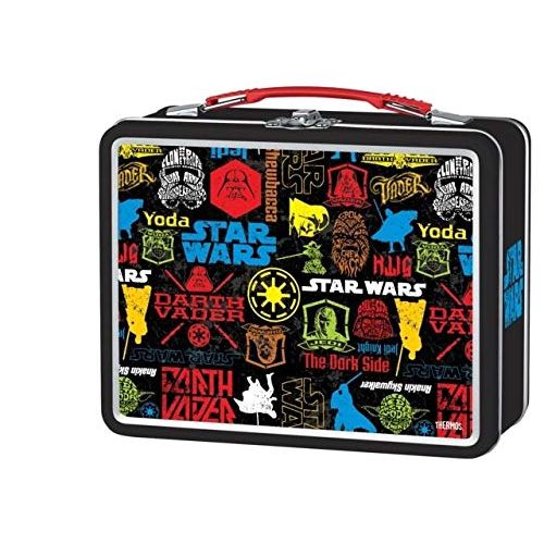 써모스 Thermos THRK43415006 Metal Lunch Box, Star Wars, One Size, Black