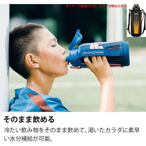 써모스 Thermos Water Bottle Vacuum Insulation Sports Bottle [one-touch open type] 1.5l