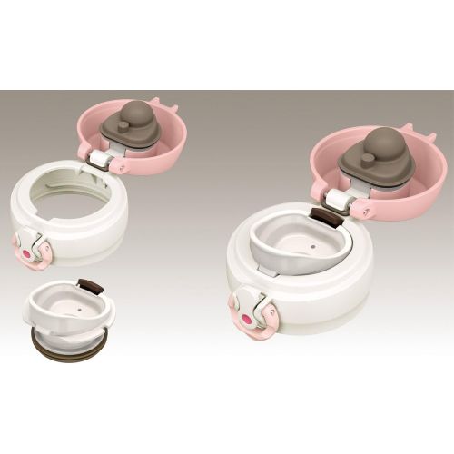 써모스 Thermos vacuum insulation mug 0.4L Pink White JNL-402 (PKW)
