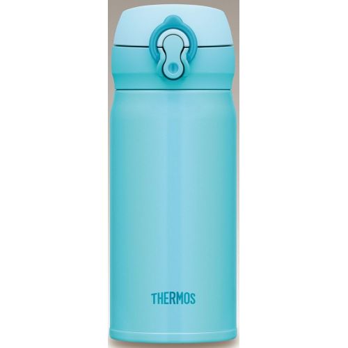 써모스 Thermos Water Bottle Vacuum Insulation Cellular Phone Mug [one-Touch Open Type] 350ml Sky Blue JNL-352 Sky