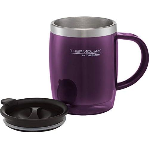 써모스 Thermos ThermoCafe Translucent Desk Mug, Purple, 450 ml
