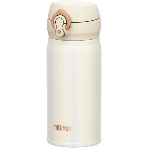 써모스 Thermos Water Bottle Vacuum Insulation Cellular Phone Mug [one-Touch Open Type] 350ml Pearl White JNL-352 PRW