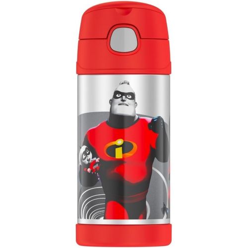 써모스 Thermos Incredibles 12 oz Funtainer Water Bottle - Red