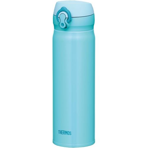 써모스 Thermos Stainless Steel Commuter Bottle, Vacuum insulation technology locks,0.5-L,SKY　Blue,[one-touch open type] ,JNL-502 SKY