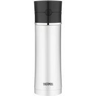 Thermos 17 Ounce Vacuum Insulated Stainless Steel Hydration Bottle, Black